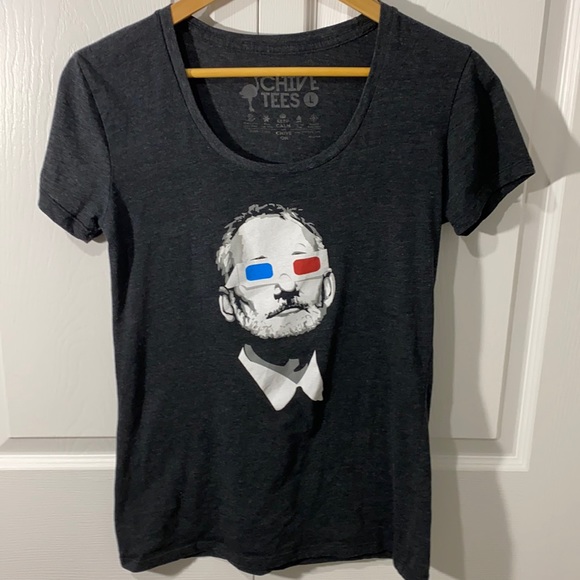Bill Murray 3D glasses chive tee - Picture 2 of 7